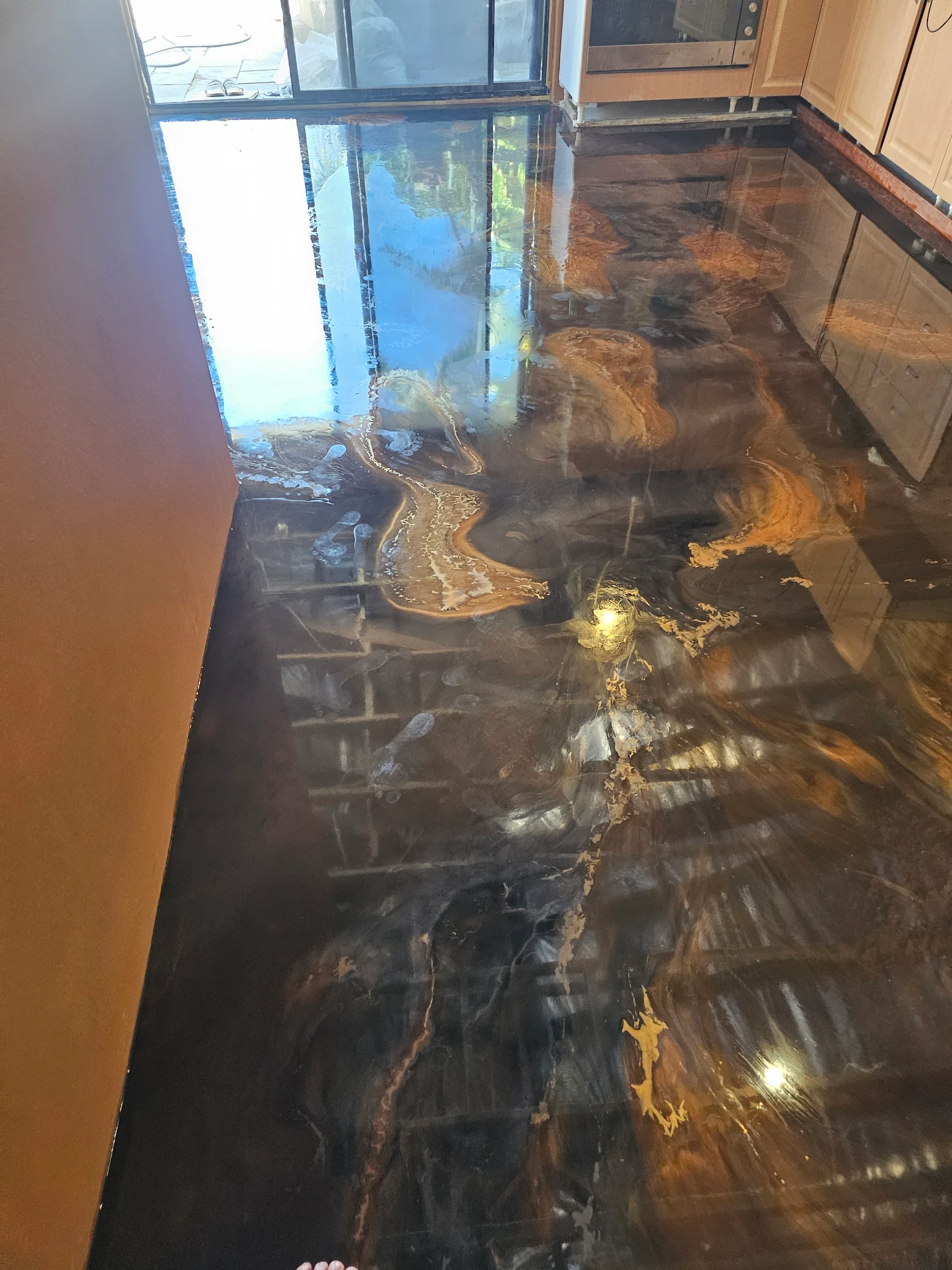 Kitchen — Metallic Epoxy by Coating Hub