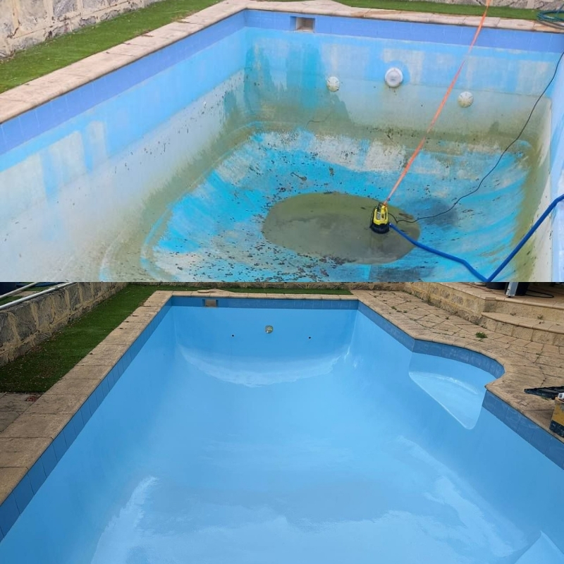 Pool resurfaced by Coating Hub in Baldivis